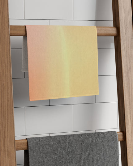Hot Peach Fade Rally Towel, 11" x 18"