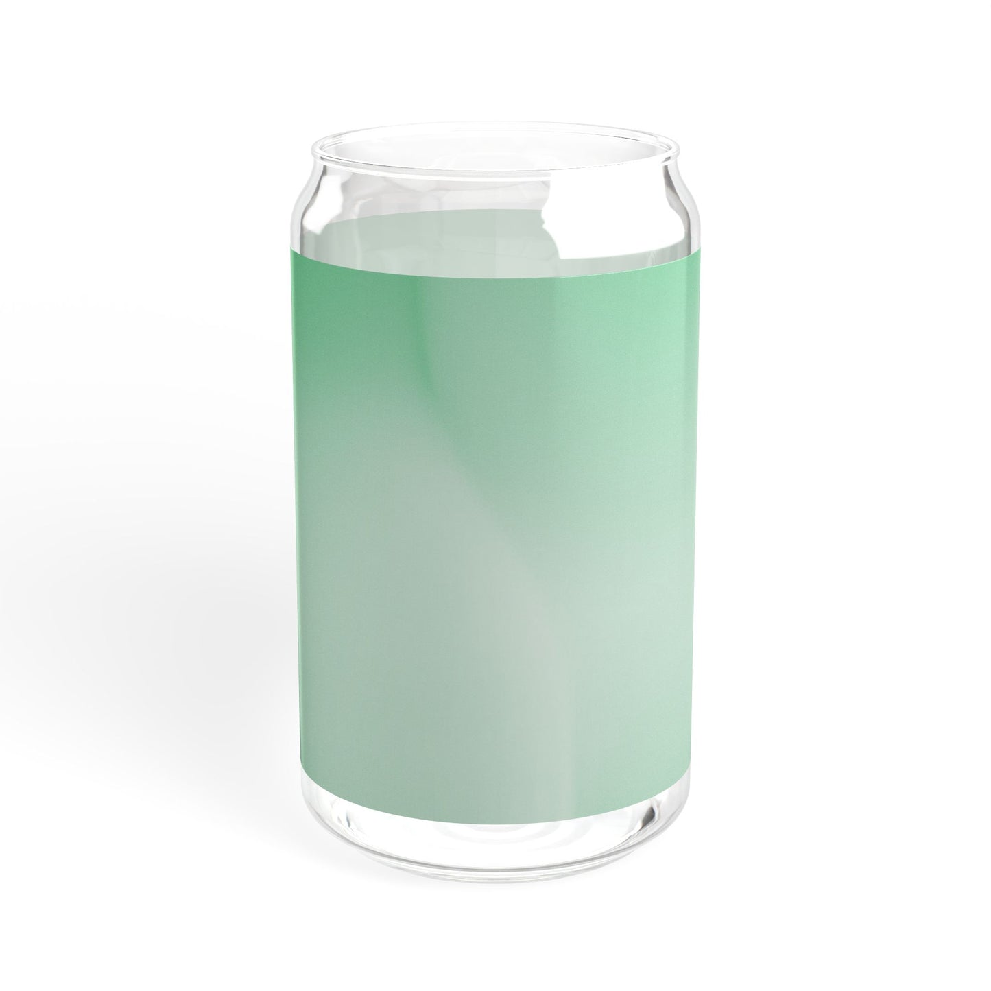 Mint Fade Sipper Glass, 16oz
