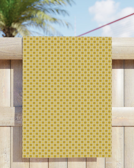 Lemongrass Star-crossed Bodies Beach Towel, 24" x 44"