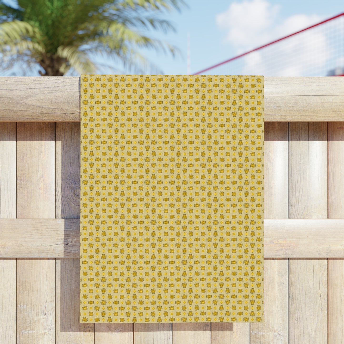 Lemongrass Star-crossed Bodies Beach Towel, 24" x 44"