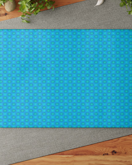 Light Blue Star-crossed Bodies Glass Cutting Board, 11" x 15"