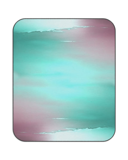 Green Sea Lavender Fog 61" × 51" Picnic Blanket