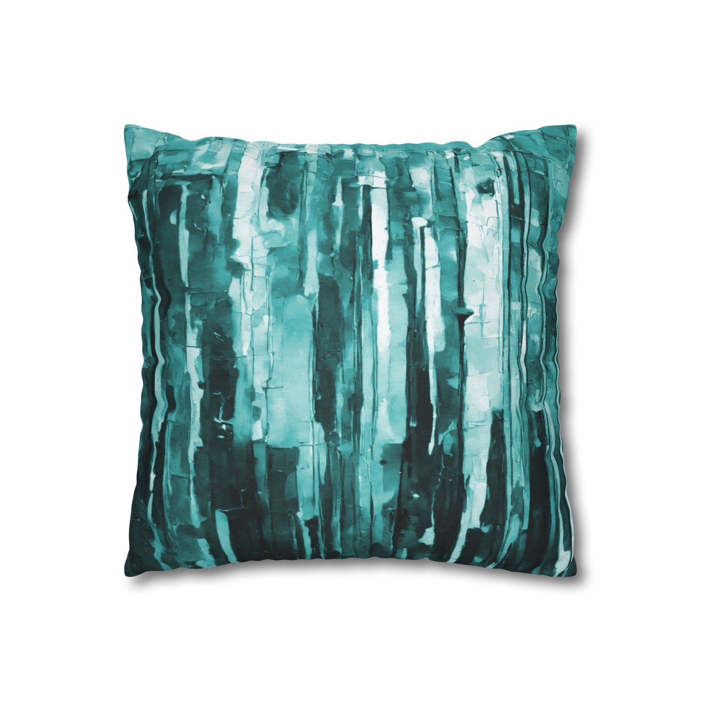 Striped Tif Spun Polyester Square Pillowcase, 14" x 14"