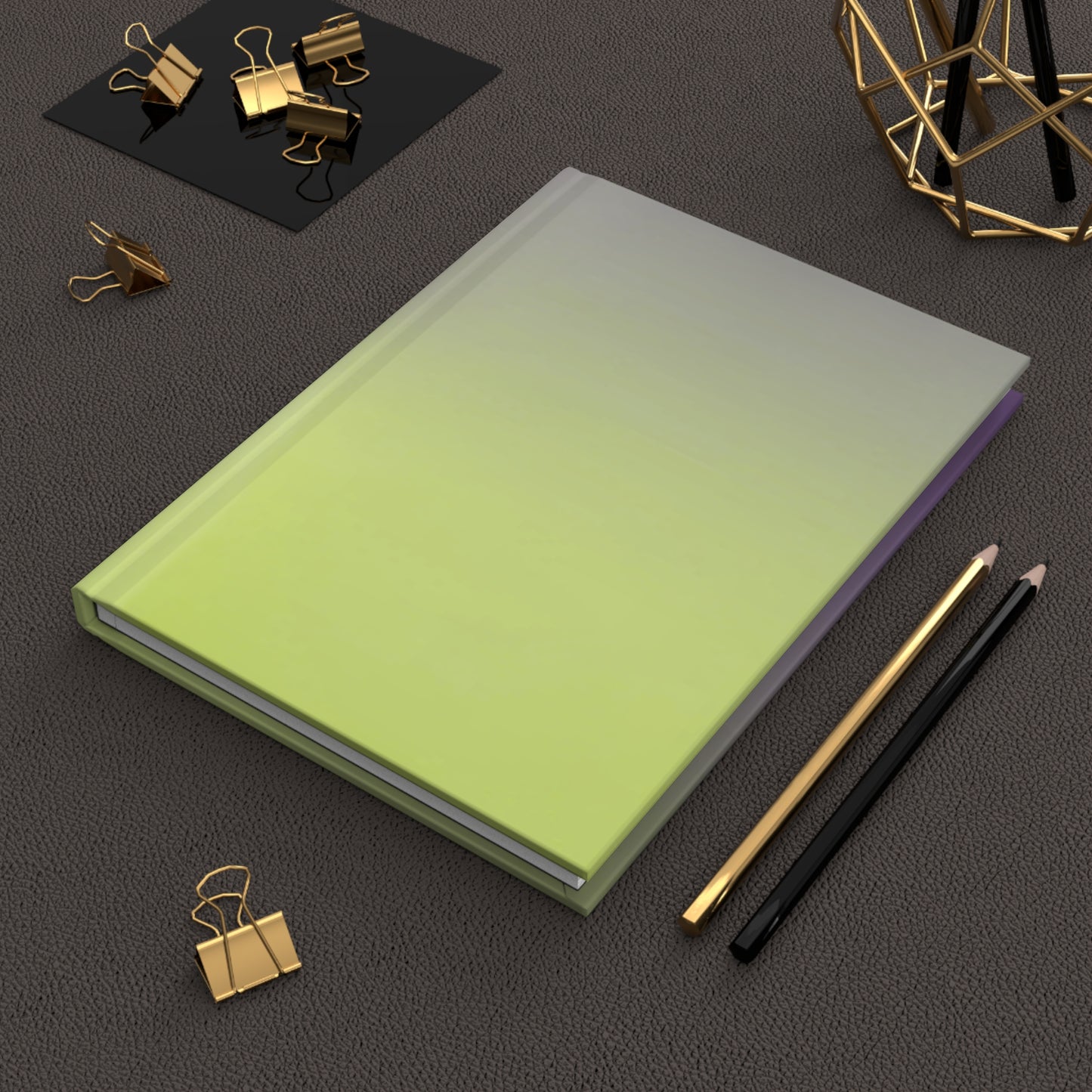 Purple Golden Fade 5.75" x 8" Hardcover Journal Matte with 150 lined pages