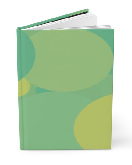Pastel Green Patches 5.75" x 8" Hardcover Journal Matte with 150 lined pages