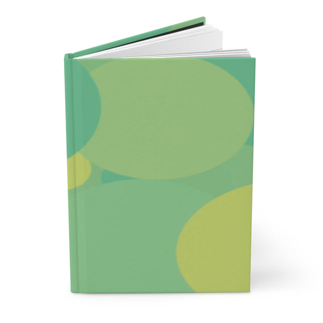 Pastel Green Patches 5.75" x 8" Hardcover Journal Matte with 150 lined pages