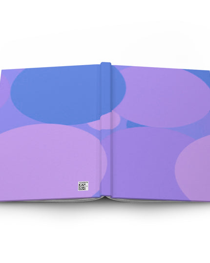 Pastel Purple Family Patches 5.75" x 8" Hardcover Journal Matte with 150 lined pages