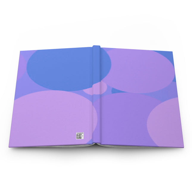 Pastel Purple Family Patches 5.75" x 8" Hardcover Journal Matte with 150 lined pages