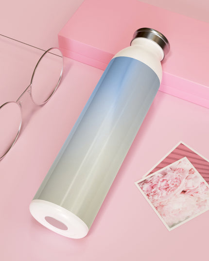 Cobalt Fade Slim Water Bottle, 20 oz White