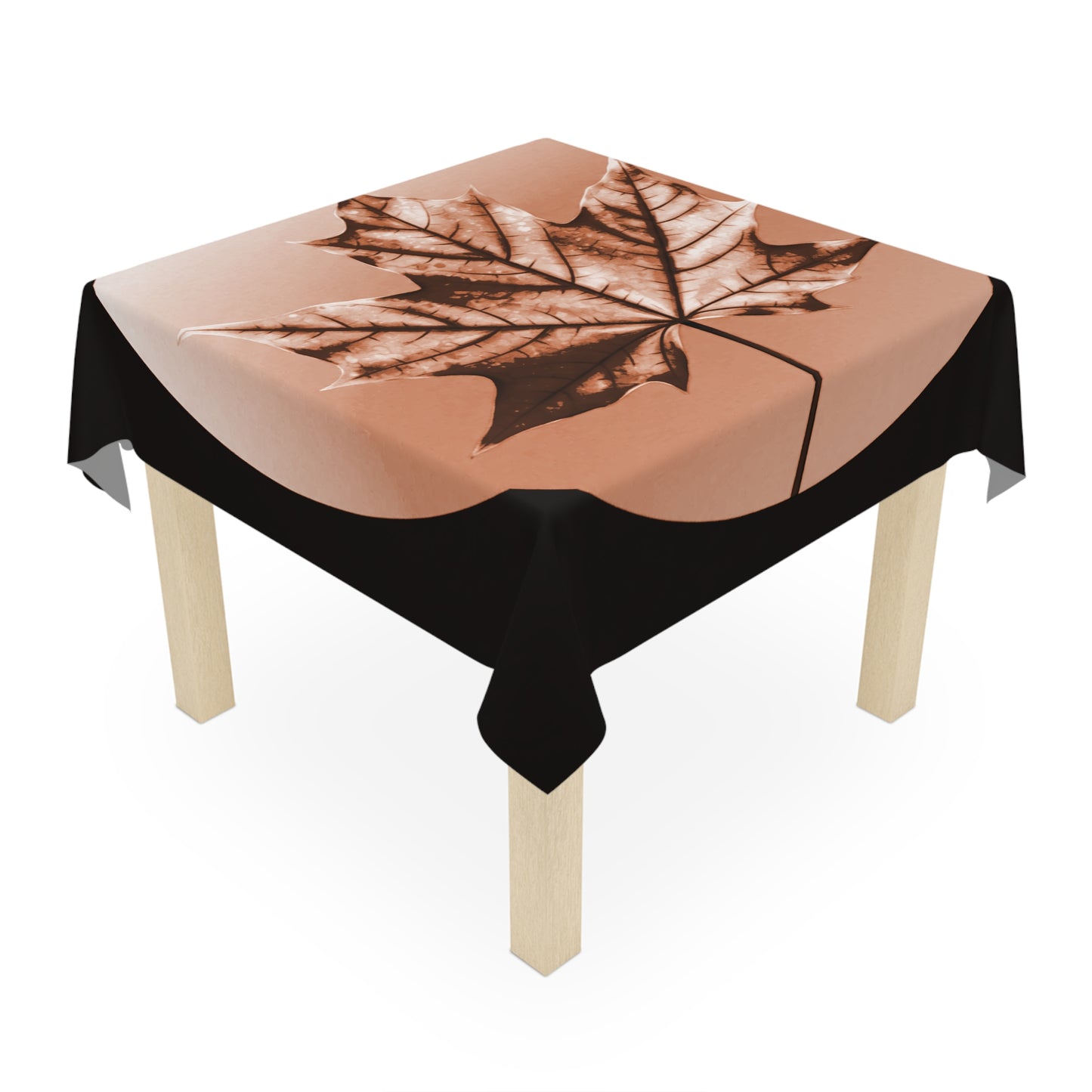 Soft Maple Leaf Tablecloth, 55" x 55"