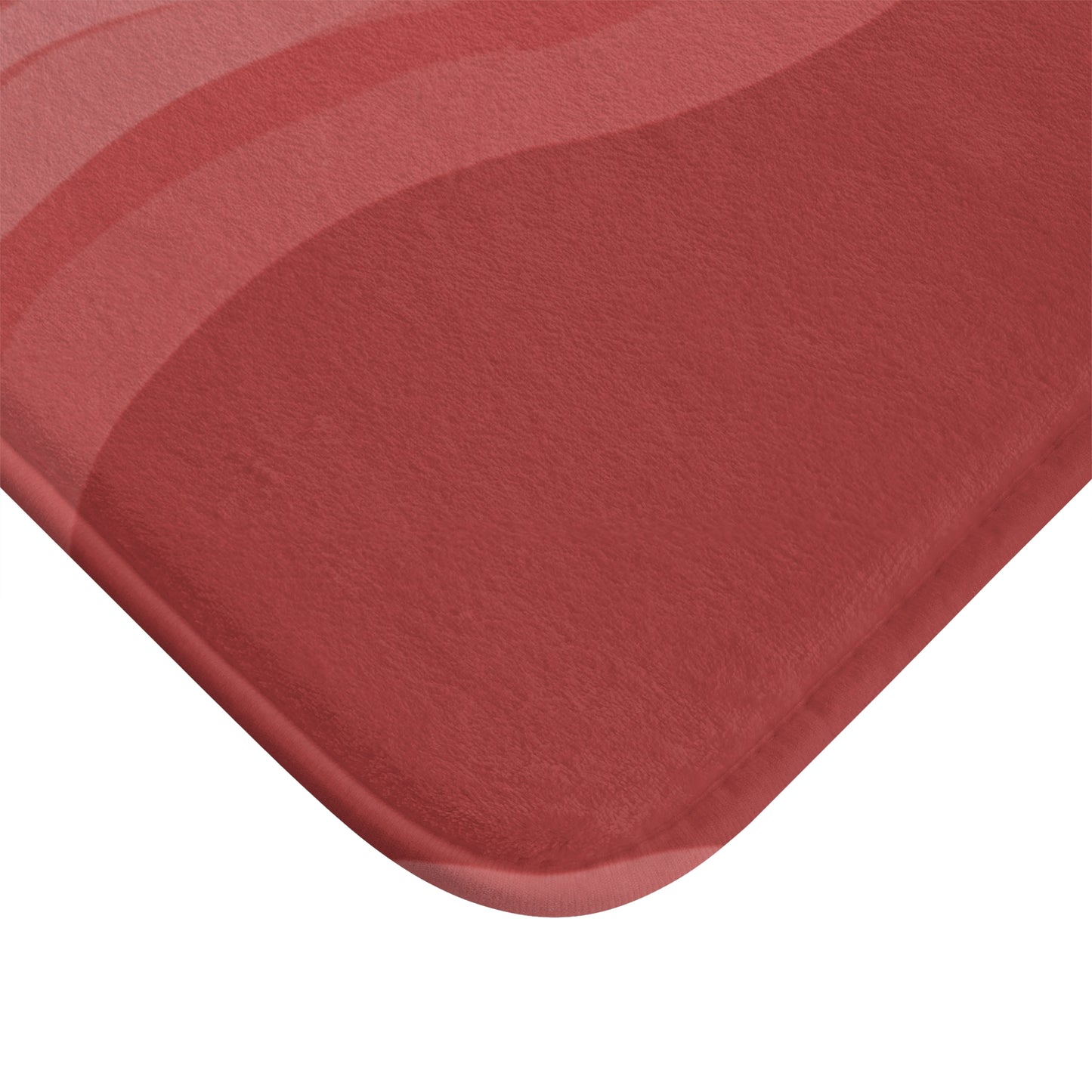 Power Red Wavey 34" x 21" Bath Mat