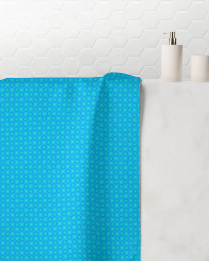 Light Blue Star-crossed Bodies Mink-Cotton Towel (50% polyester, 50% cotton),  30" x 60"