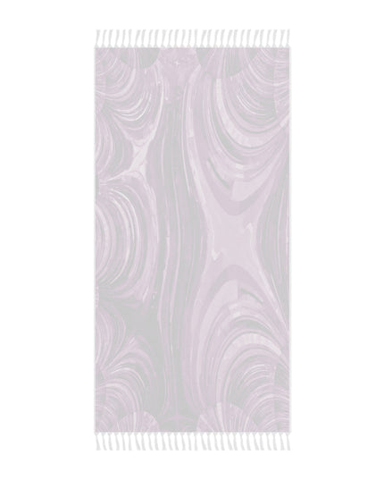 Uzi Spiral Powder Lavender 38" × 81" Boho Beach Cloth