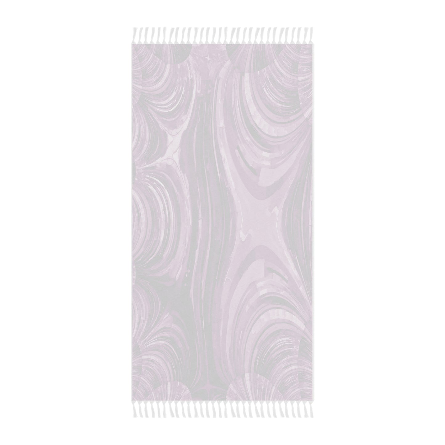 Uzi Spiral Powder Lavender 38" × 81" Boho Beach Cloth