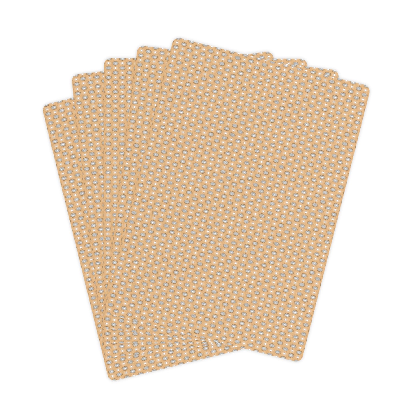 Tan Sunset Star-crossed Bodies Poker Cards