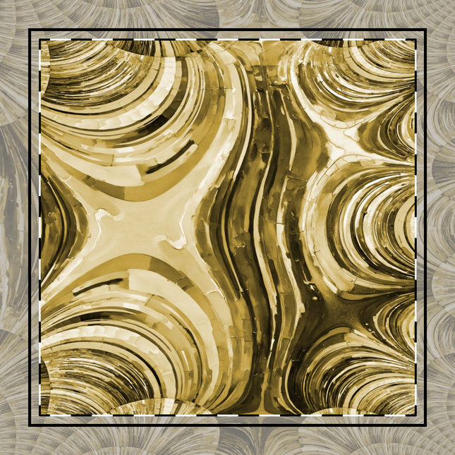 Uzi Spiral Light Brown 10" x 10" Cotton Twill Napkin