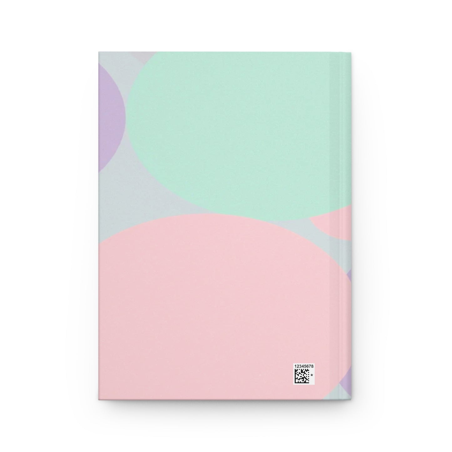 Pastel Peach and Soft Green Patches 5.75" x 8" Hardcover Journal Matte with 150 lined pages