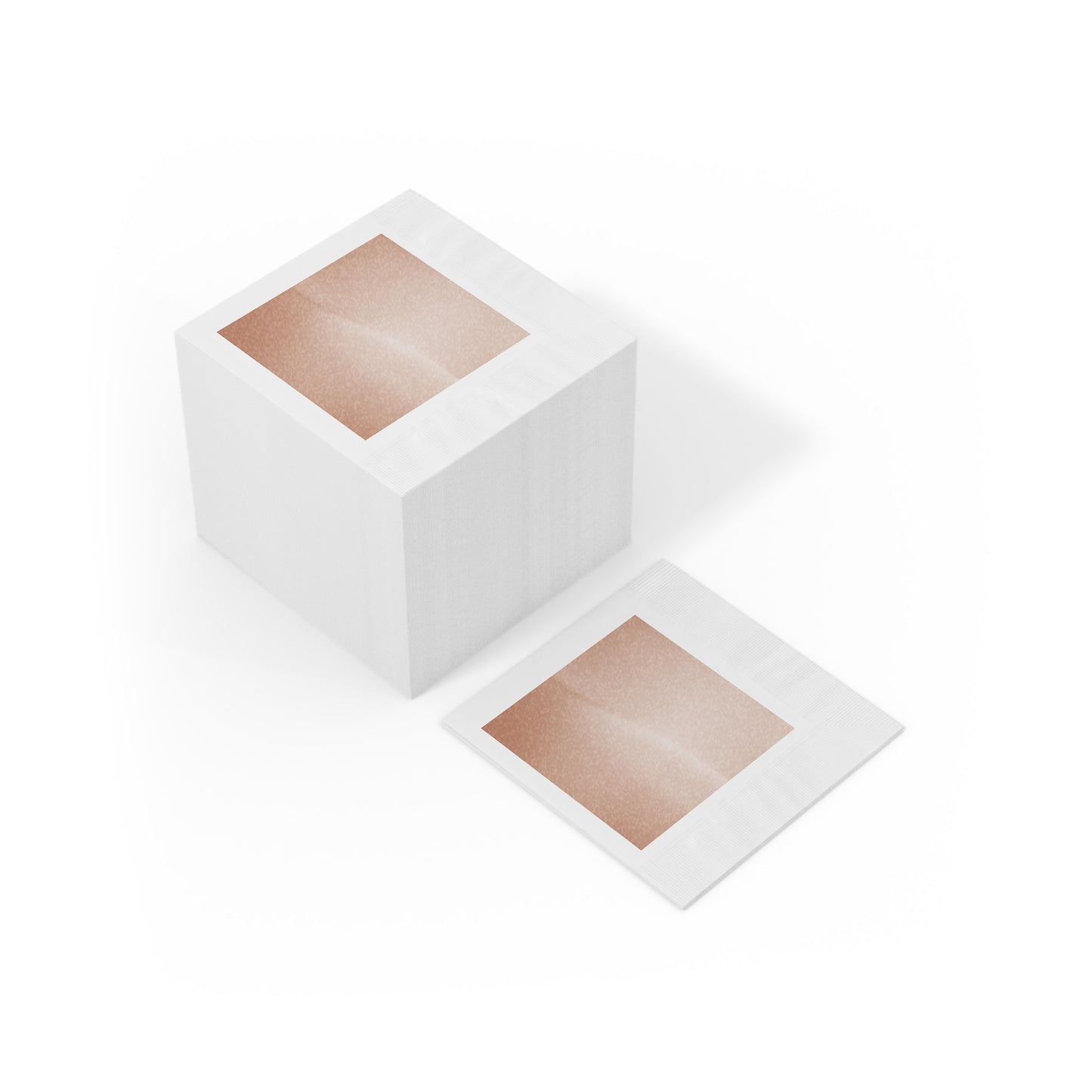 Soft Fade White Coined Napkins, 6.5" x 6.5"