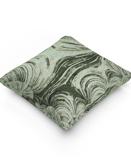 Uzi Spiral Mint Pastel Woven Pillow, 17" x 18"