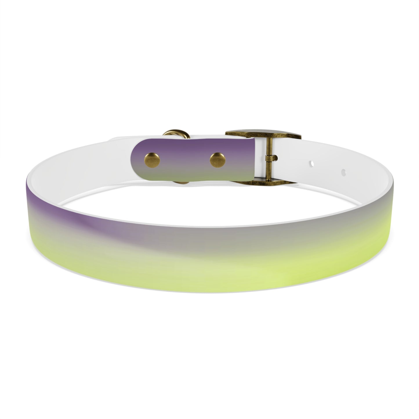 Purple Golden Fade Large Dog Collar