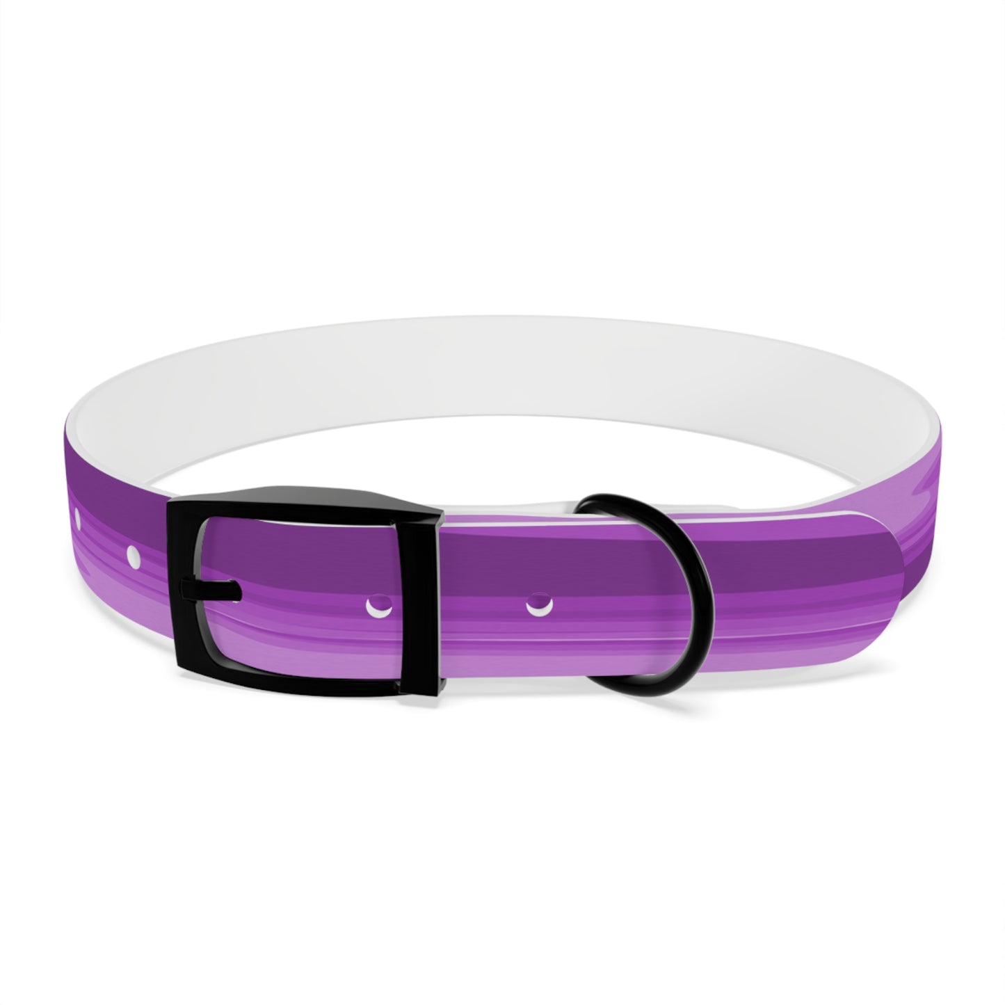 Wavey Purple Wavey Large Dog Collar