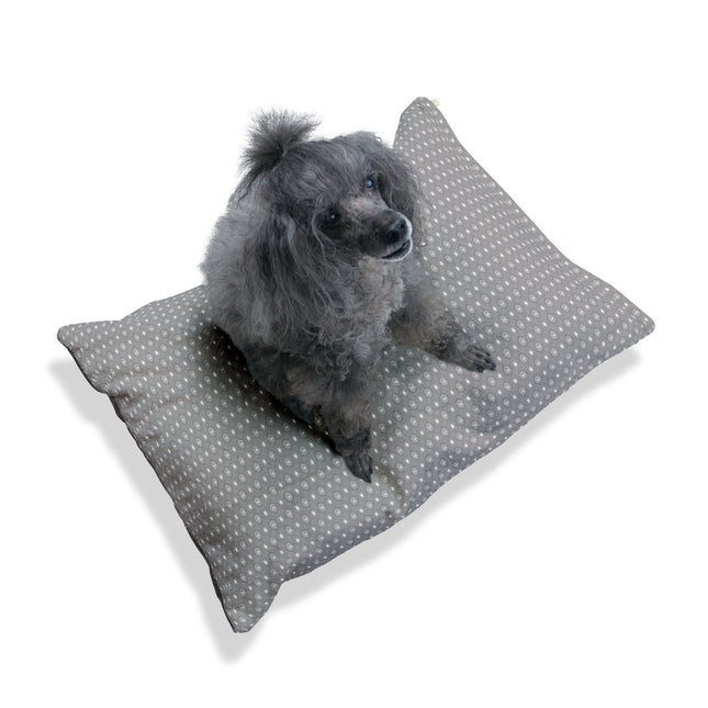 Desaturated Star-crossed Bodies Pet Bed, 28" × 18"