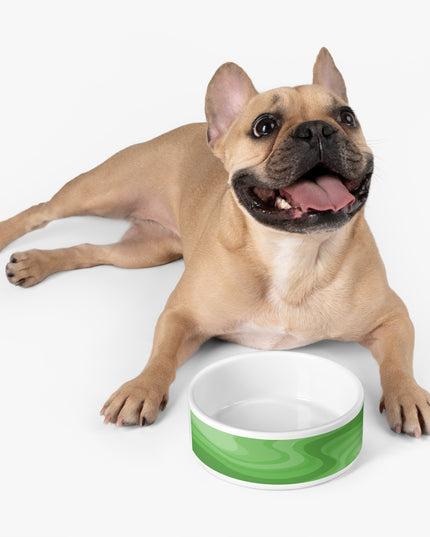Greenie Meanie Wavey 16 oz Pet Bowl