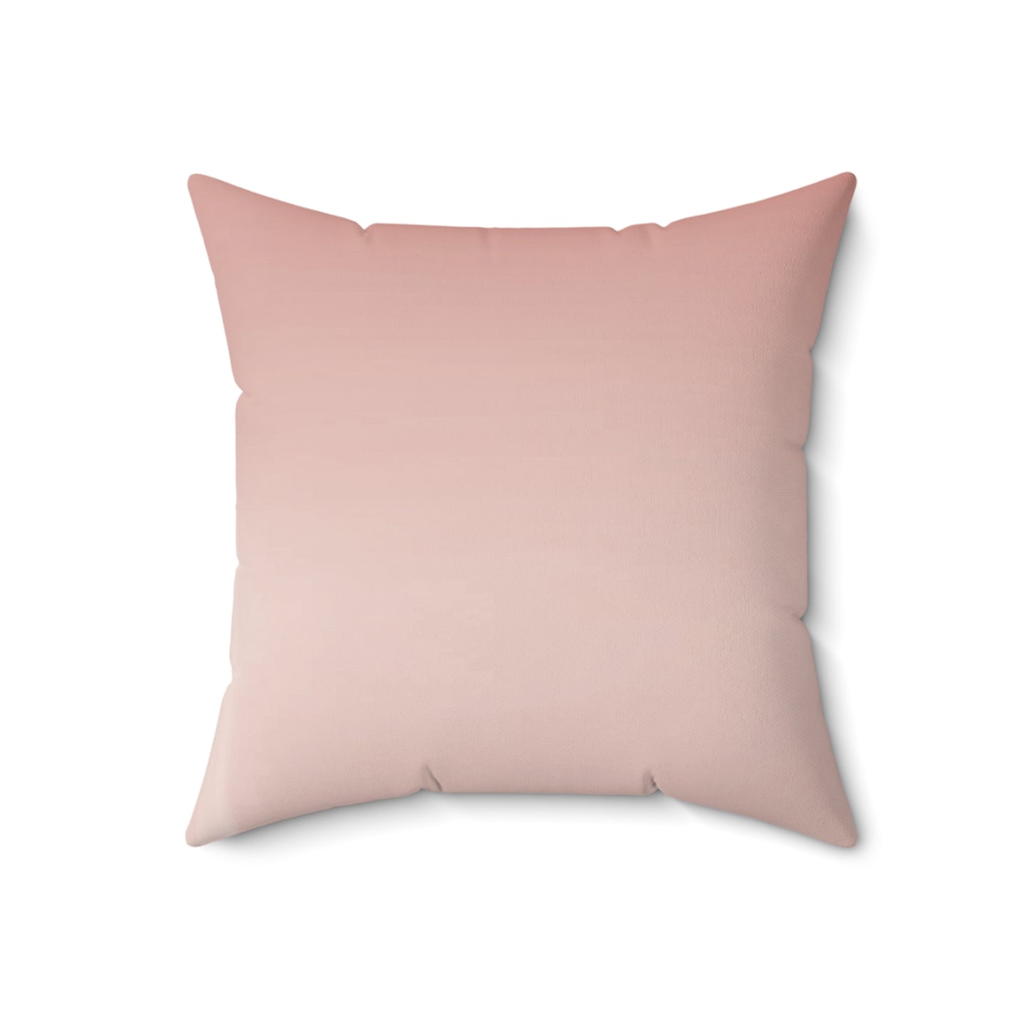 Rose Red Fade 18" x 18" Faux Suede Square Pillow