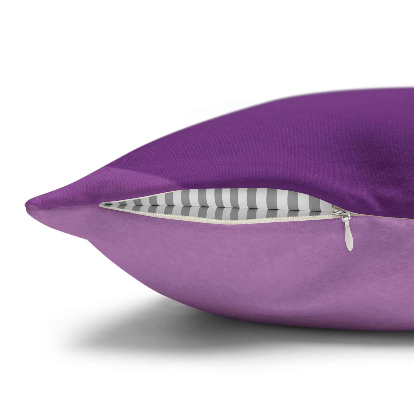 Wavey Purple Wavey Spun Polyester Square Pillowcase, 14" x 14"