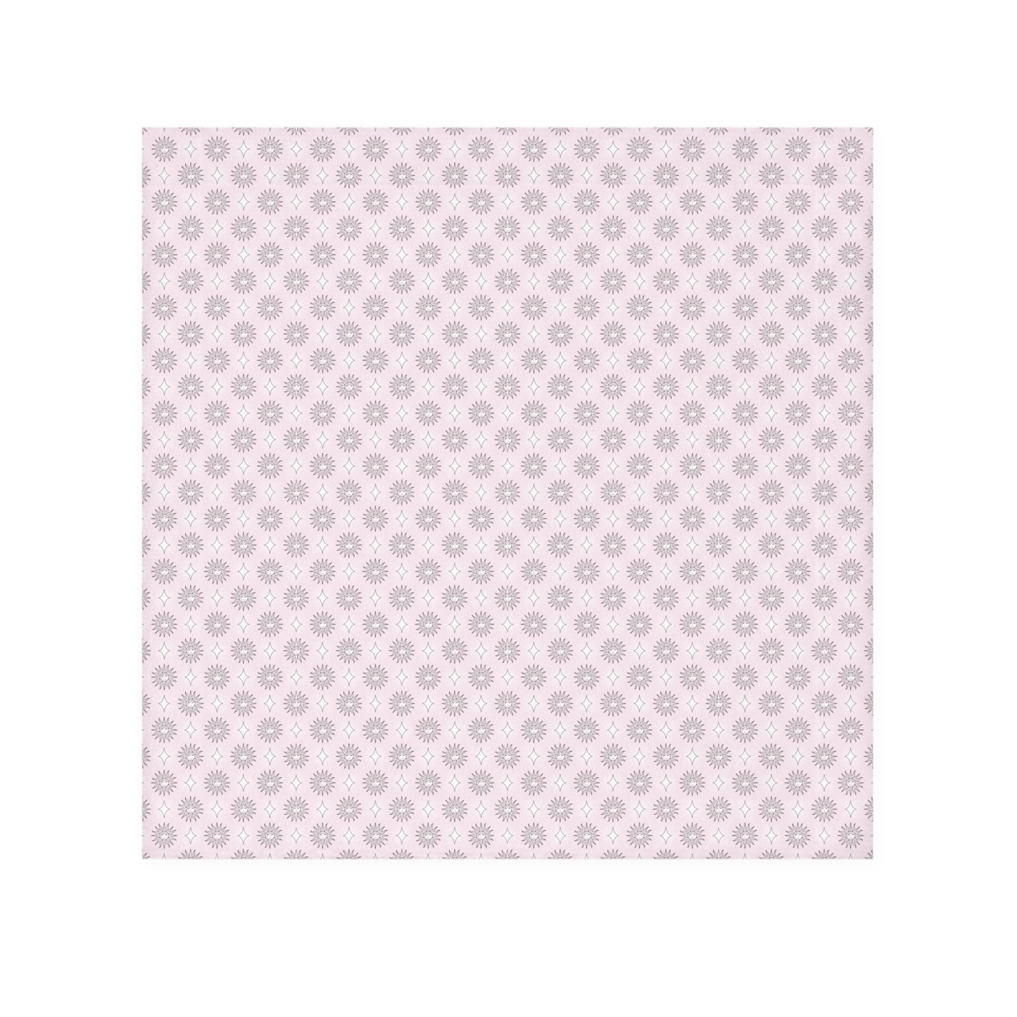 Pink Mornings Star-crossed Bodies Face Towel, 13" x 13"