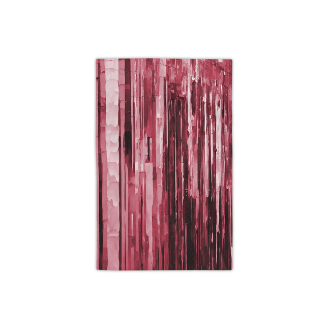 Striped Ruby Beach Towel, 18" x 27"