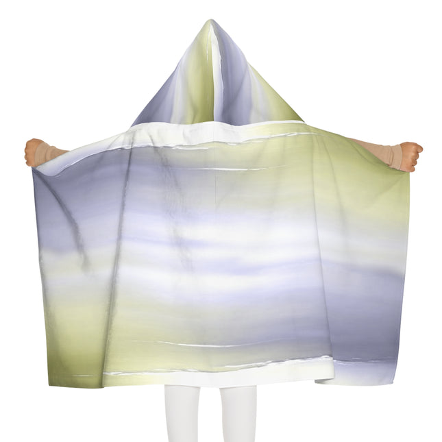Lavender Sea Golden Fog Youth Hooded Towel, 24" x 48"