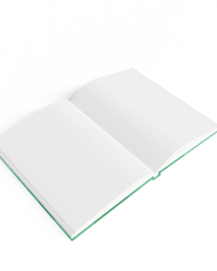 Mint Wavey 5" x 7" Journal - 128 Blank pages