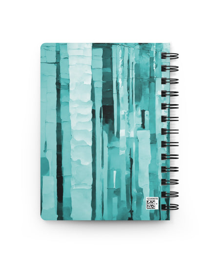 Striped Tif Spiral Bound Journal, 5" x 7" 150 pages