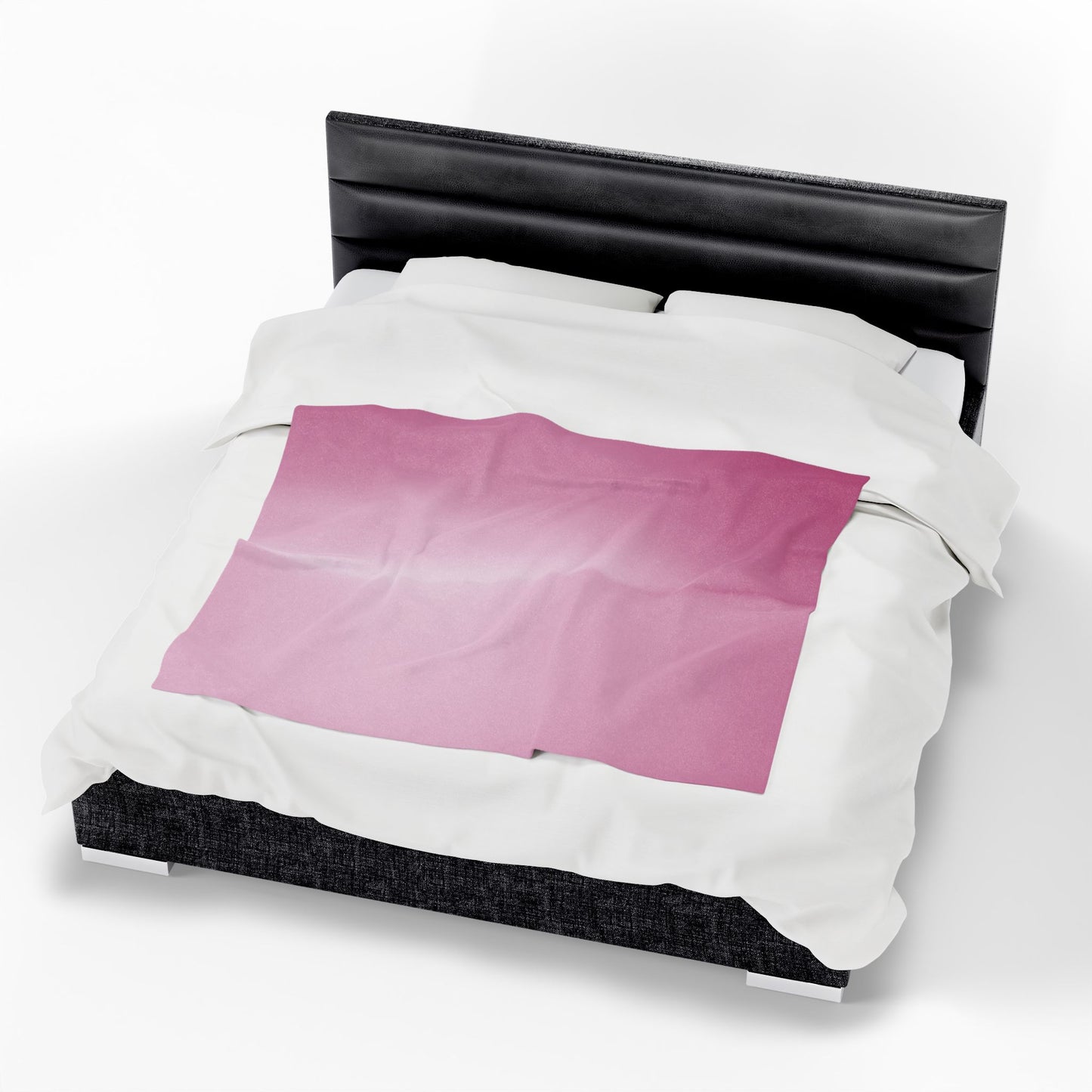 Pink Blush Fade Velveteen Plush Blanket, 50" x 60"