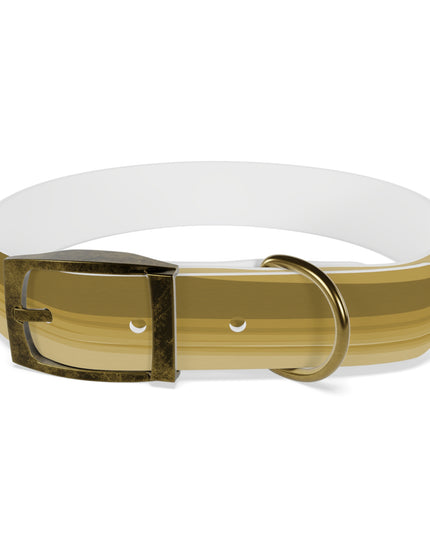 Brown Wavey Medium Dog Collar
