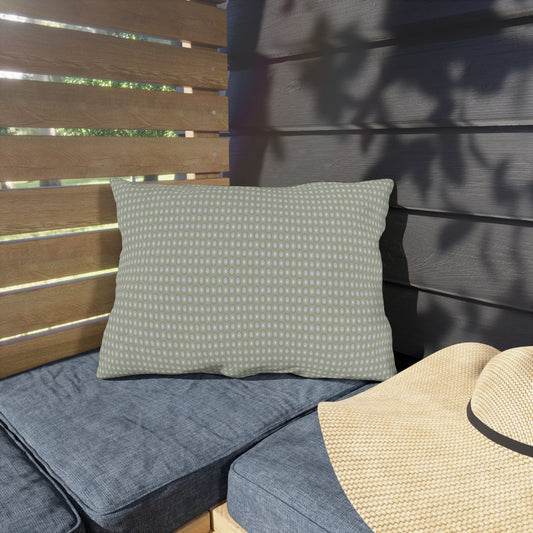 Olive Star-crossed Bodies Outdoor Pillow, 20" x 14"