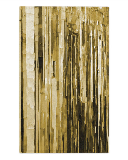 Striped Light Brown Rally Towel, 11" x 18"
