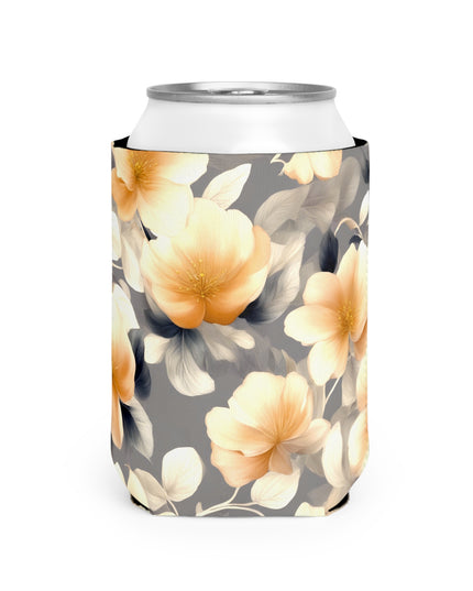 Soft Blossom Floral Bunch 12 oz Can Cooler Sleeve
