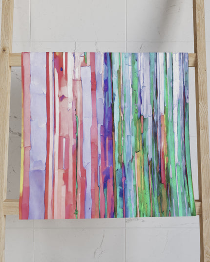 Striped Pastels Hand Towel, 16" x 28"