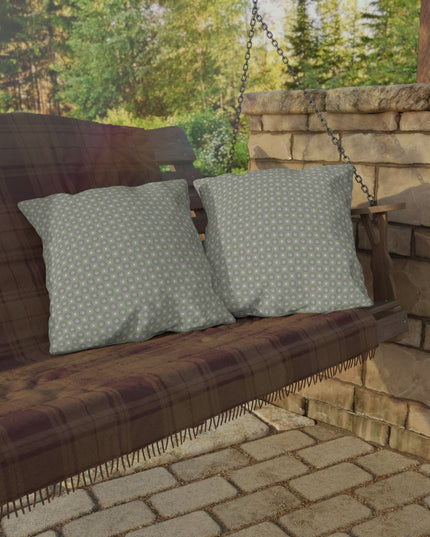 Olive Star-crossed Bodies 20" x 20" Outdoor Pillow