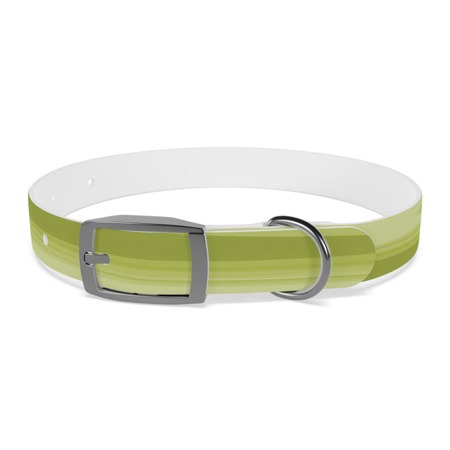 Lemon Wavey Small Dog Collar