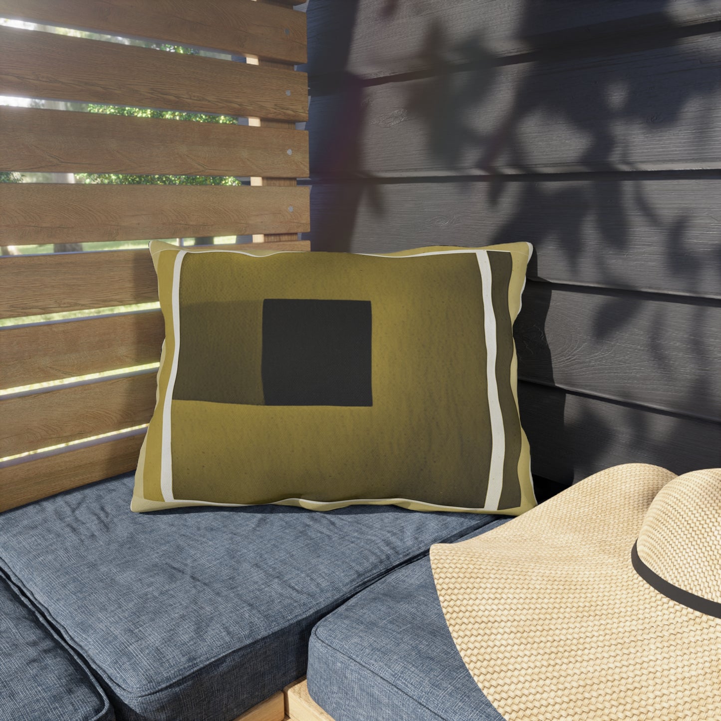 Tan Shadow 20" x 14" Outdoor Pillow