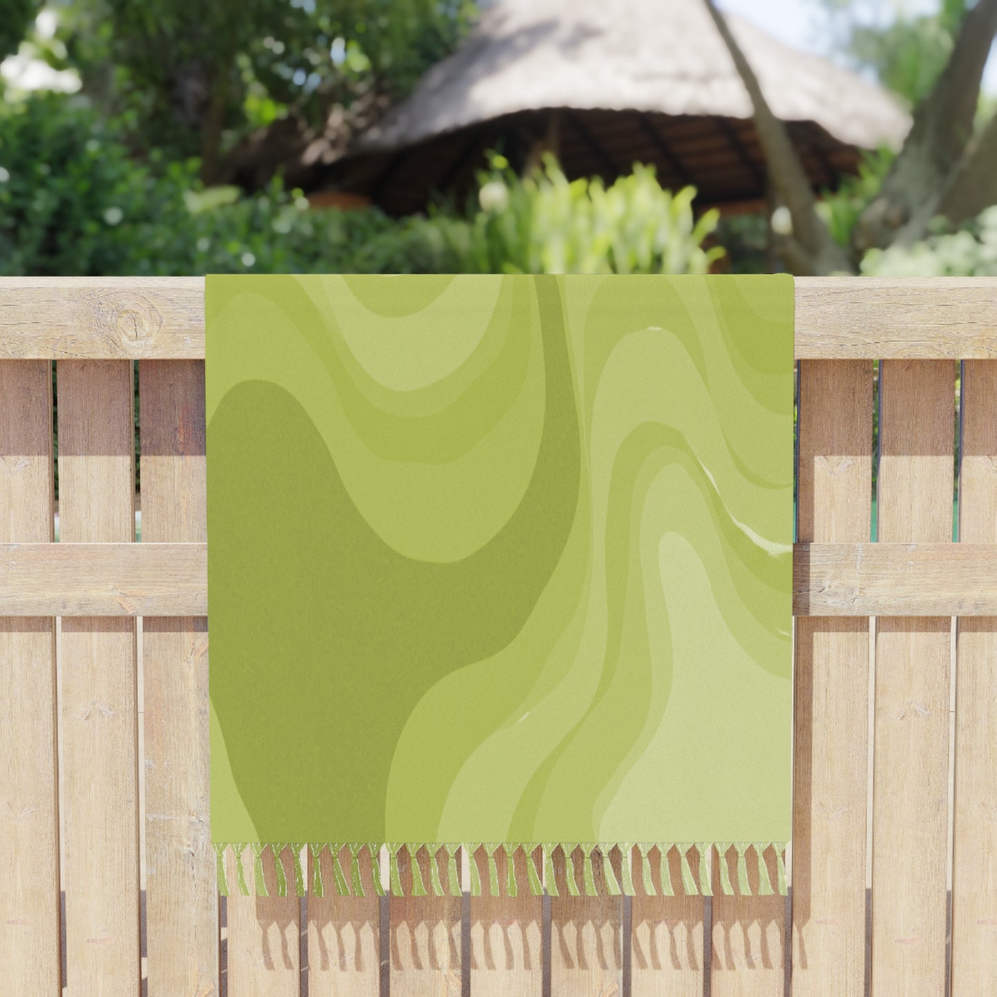 Lemon Wavey 38" × 81" Boho Beach Cloth
