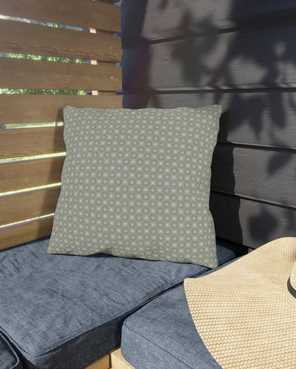 Olive Star-crossed Bodies 16" x 16" Outdoor Pillow
