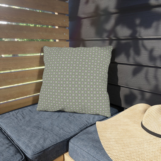 Olive Star-crossed Bodies 16" x 16" Outdoor Pillow