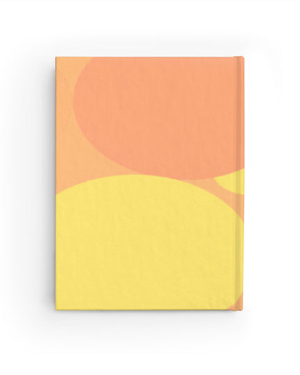 Pastel Bright Oranges Patches 5" x 7" Journal - 128 Ruled Line pages
