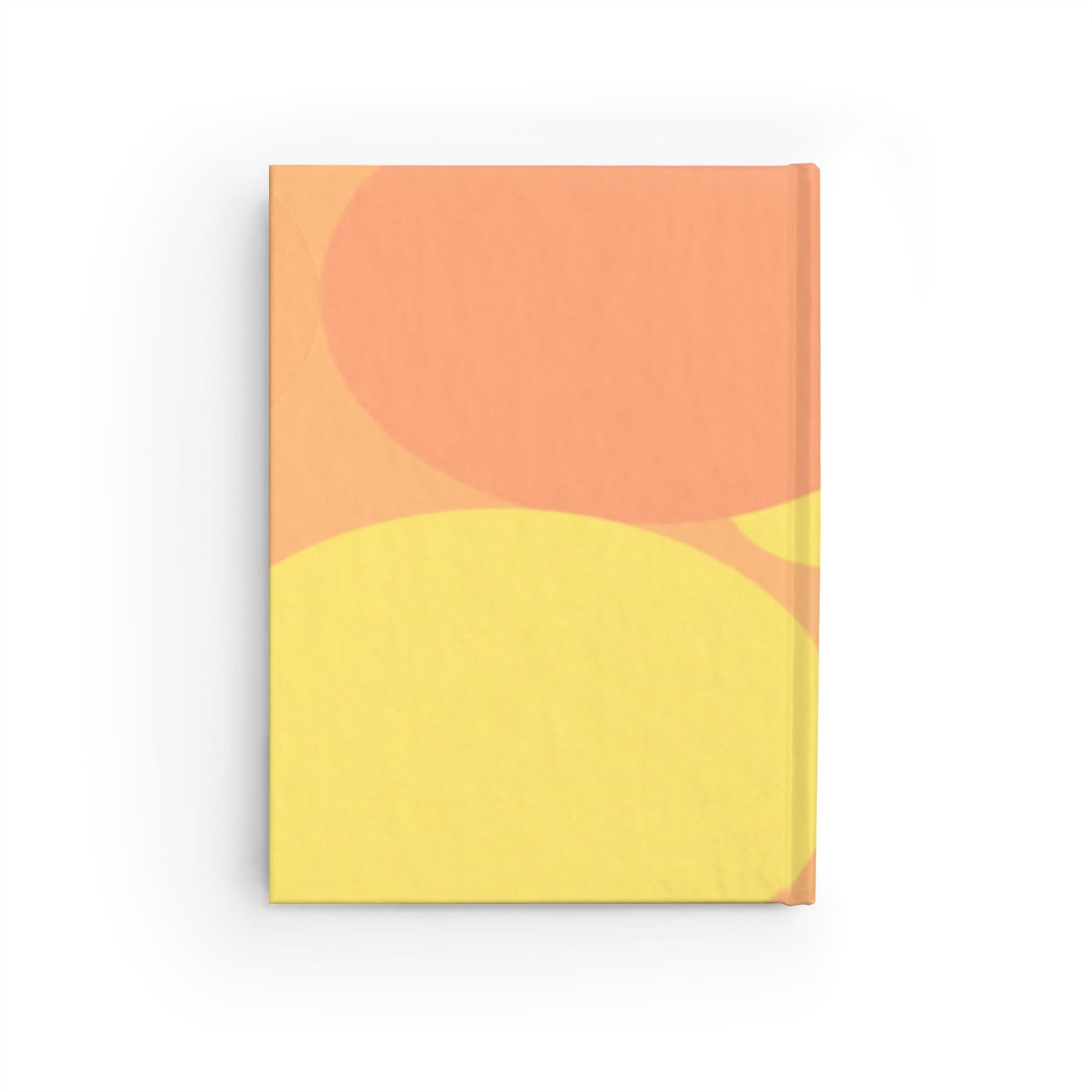 Pastel Bright Oranges Patches 5" x 7" Journal - 128 Ruled Line pages