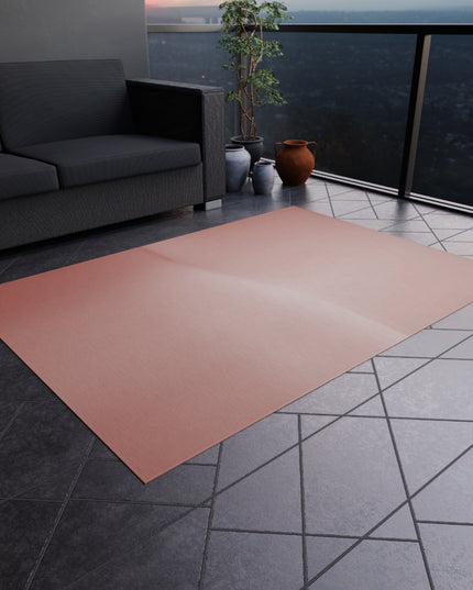 Rose Red Fade Outdoor Rug, 60" x 84"
