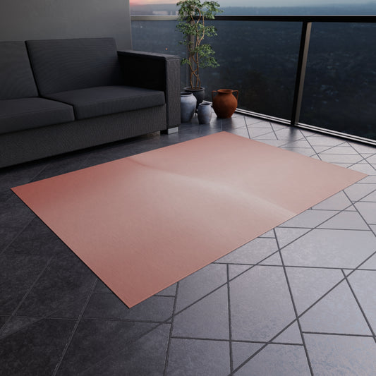 Rose Red Fade Outdoor Rug, 60" x 84"
